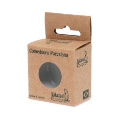 Comedouro Kakatoo Porcelana para Pássaros