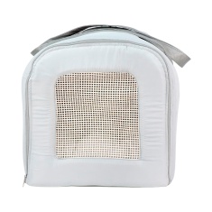 Bolsa de Transporte Bonito pra Cachorro Cinza para Cães e Gatos - Tamanho Único