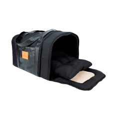 Bolsa de Transporte Bonito pra Cachorro Preta para Cães e Gatos