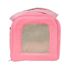 Bolsa de Transporte Bonito pra Cachorro Rosa Chiclete para Cães e Gatos