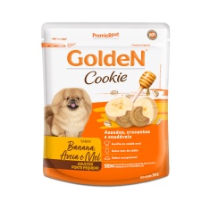 Biscoito Golden para Cães Adultos Sabor Banana Aveia e Mel 350g