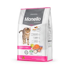 Ração Monello para Gatos Adultos Sabor Salmão e Frango