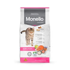 Ração Monello para Gatos Adultos Sabor Salmão e Frango