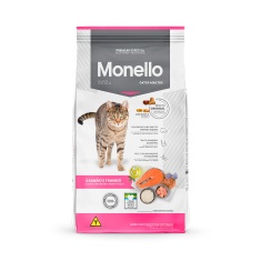 Ração Monello para Gatos Adultos Sabor Salmão e Frango