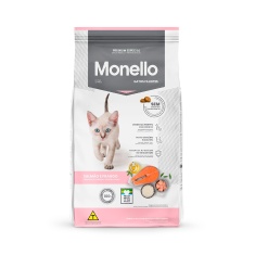 Ração Monello para Gatos Filhotes Sabor Salmão e Frango