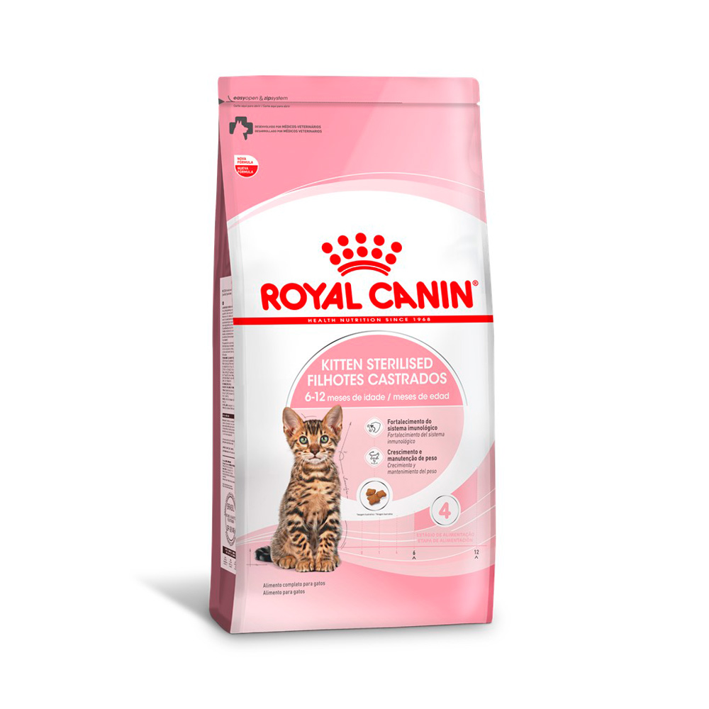 Royal Canin Gatos Filhotes Castrados alimento ideal Petz