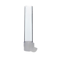 Bebedouro Jel Plast Pet Piu Similar Reto Branco para Pássaros