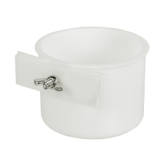 Caneca Plástica Jel Plast Pet Piu com Suporte Borboleta para Papagaio - 125ml