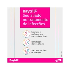 Baytril Flavour 150mg com 10 comprimidos