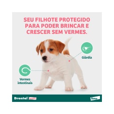 Vermífugo Drontal Puppy para Cães - 20 ml