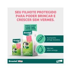Vermífugo Drontal Puppy para Cães - 20 ml