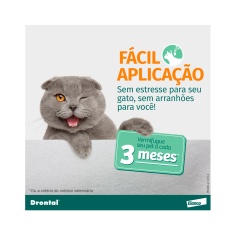 Vermífugo Drontal SpotOn para Gatos