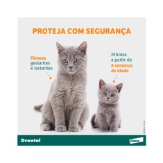 Vermífugo Drontal SpotOn para Gatos