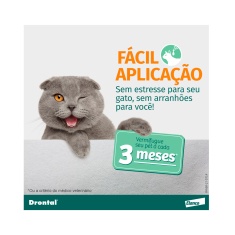 Vermífugo Drontal SpotOn para Gatos