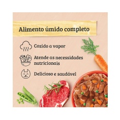 Ração Úmida Kelcat Sachê para Gatos Sabor Carne com Ervilha e Cenoura 85g