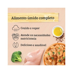 Ração Úmida Kelcat Sachê para Gatos Sabor Frango com Brócolis e Linhaça 85g