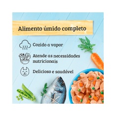 Ração Úmida Kelcat Sachê para Gatos Sabor Peixe com Ervilha e Cenoura 85g