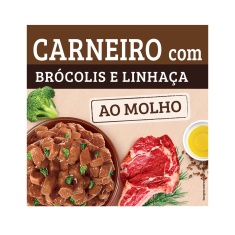 Ração Úmida Keldog Sachê para Cães Sabor Carneiro com Brócolis e Linhaça 100g