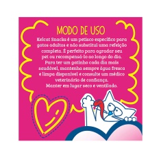 Snack Kelcat para Gatos Sabor Salmão - 40g
