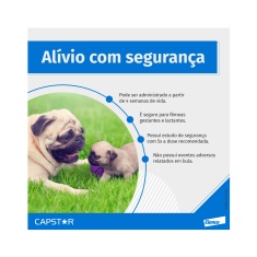 Antipulgas Elanco Capstar 11mg para Cães e Gatos de até 11kg