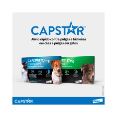 Antipulgas Elanco Capstar 11mg para Cães e Gatos de até 11kg