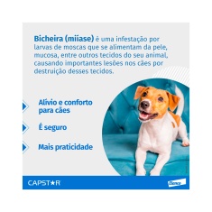 Antipulgas Elanco Capstar 57mg para Cães de 11 a 57kg