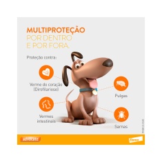 Antipulgas Advocate para Cães entre 10 e 25kg 2,5ml