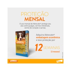 Antipulgas Advocate para Cães entre 25 e 40Kg 4,0ml