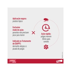 Antipulgas e Carrapatos Combo Advantage Max3 para cães entre 4 e 10kg 1,0ml