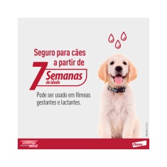 Antipulgas e Carrapatos Combo Advantage Max3 para cães entre 4 e 10kg 1,0ml