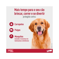 Antipulgas e Carrapatos Combo Advantage Max3 para cães acima de 25kg 4,0ml