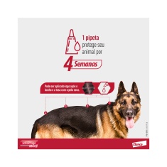 Antipulgas e Carrapatos Combo Advantage Max3 para cães acima de 25kg 4,0ml
