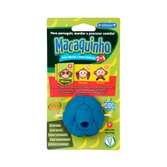 Brinquedo Pet Games Macaquinho Bolinha Azul para Cães