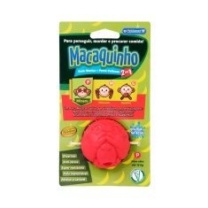 Brinquedo Pet Games Macaquinho Bolinha Vermelho para Cães