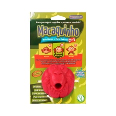 Brinquedo Pet Games Macaquinho Bolinha Vermelho para Cães