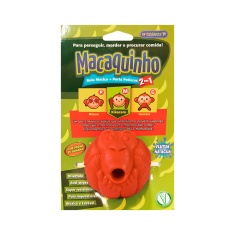Brinquedo Pet Games Macaquinho Bolinha Laranja para Cães