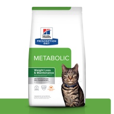 Ração Seca Hill's Prescription Diet Metabolic Obesidade para Gatos Adultos 1,8kg