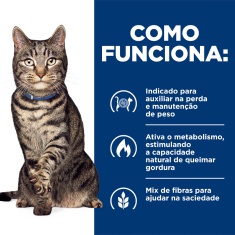 Ração Seca Hill's Prescription Diet Metabolic Obesidade para Gatos Adultos 1,8kg
