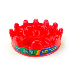 Comedouro Lento e Funcional Pet Games PetFit Vermelho para Cães e Gatos