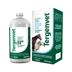 Solução Tergenvet para Limpeza de Ferimentos 250ml