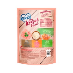 Ração Úmida Kelcat Real Food para Gatos Castrados Sabor Frango com Vegetais 85g