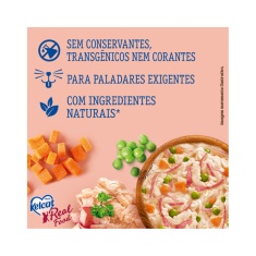 Ração Úmida Kelcat Real Food para Gatos com Paladares Exigentes Sabor Peixe Branco com Kani 85g