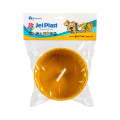 Brinquedo Jel Plast Pet Roe Roda Plástica Amarela para Hamster