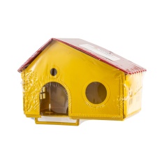 Toca Jel Plast Pet Roe Casinha Amarela para Hamster