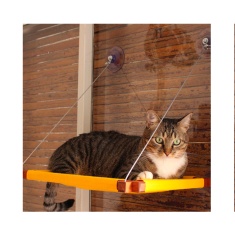 Cama Suspensa Cansei de Ser Gato Amarela de Janela