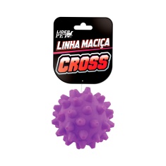 Brinquedo Líder Cross Bola Maciça com Cravos - Cores Sortidas