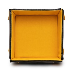 Cama Caixa Cansei de Ser Gato Cinza com Amarelo