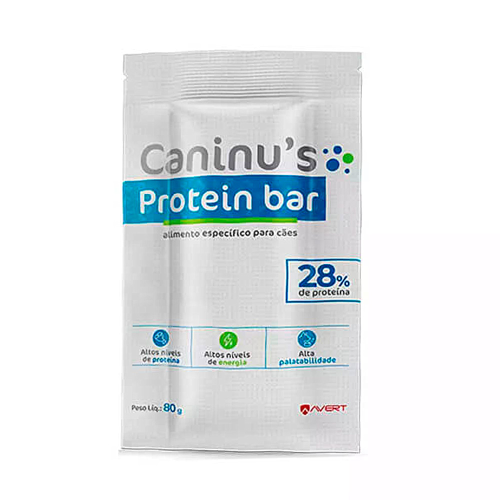 Suplemento Avert Caninus Protein Bar para Cães 80 g