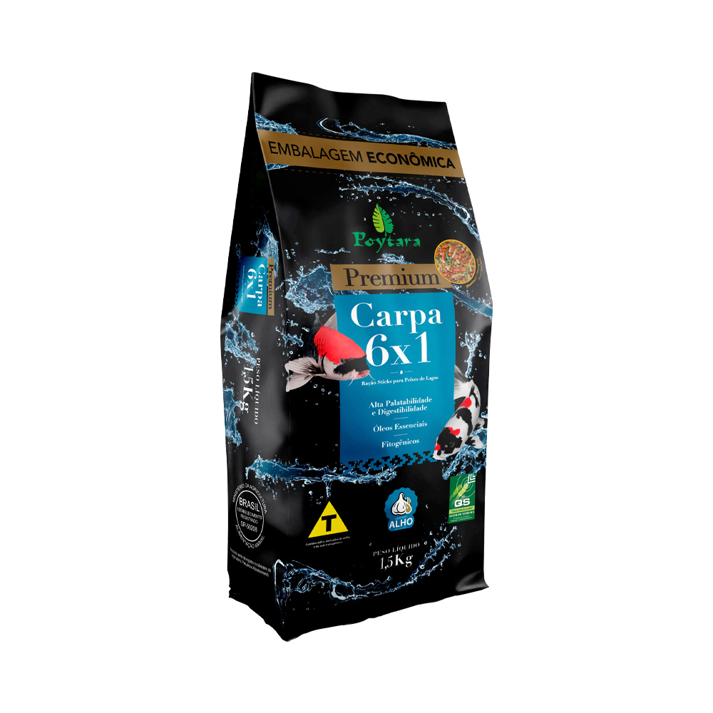 Alimento Poytara para Carpa 6x1