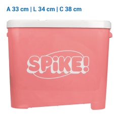 Porta Ração Spike Rosa 15kg